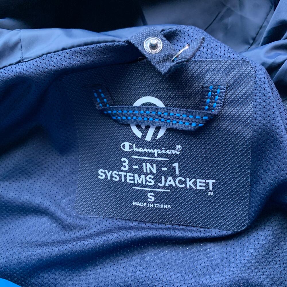 Champion 3 in 1 jacket NWT Men’s Size Small - Picture 13 of 16